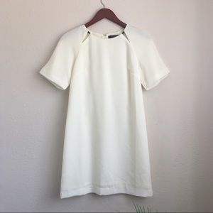 Bordeaux shift dress